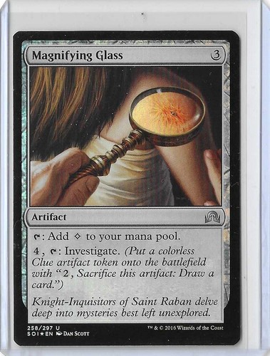 Mtg magnifying glass foil - mtg,