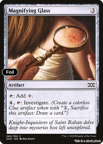 Magnifying glass foil double - glass,
