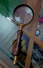 Antique Brass Heavy Magnifying