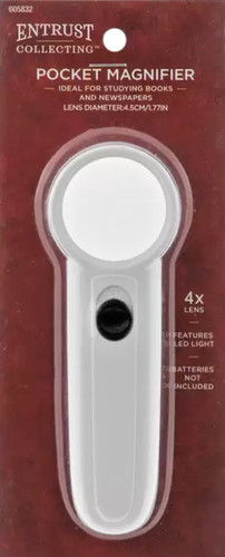 Pocket magnifying glass with - pocket,