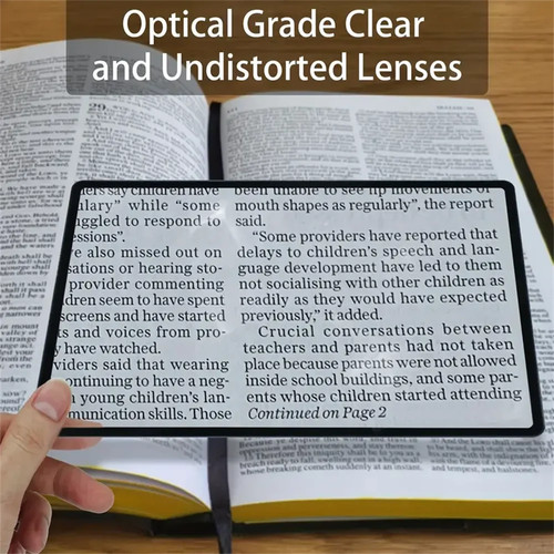 Book magnifier for - for, reading