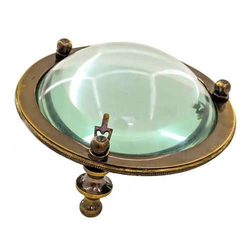 Antique brass magnifying glass - brass,